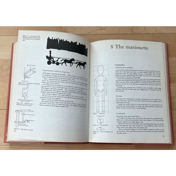 The Complete Book of Puppetry by David Currell 1976, Hardcover Library Copy - Picture 2 of 6